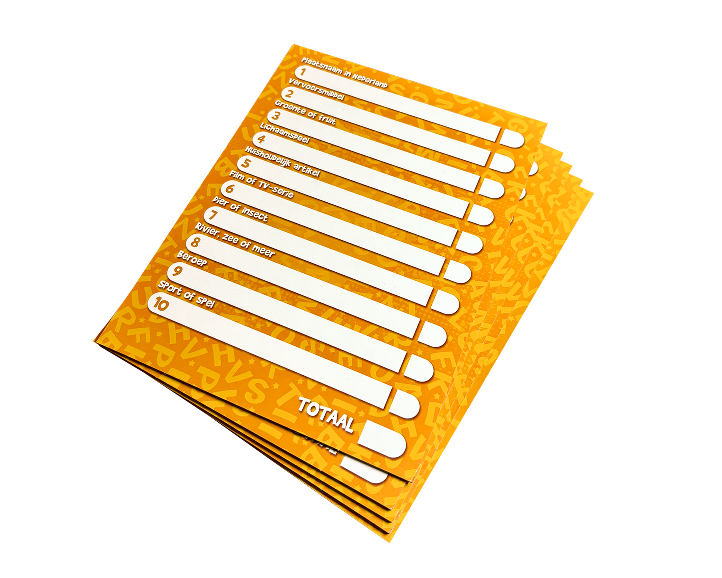 Letterprik - Extra Speelbordjes (5x)
