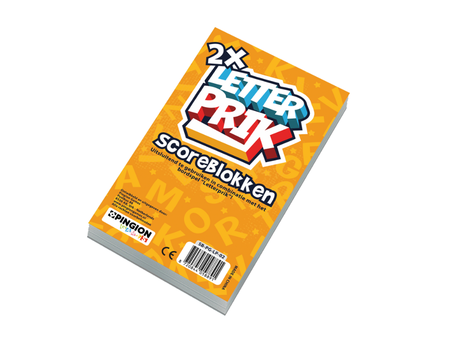 Letterprik - Scoreblokken (2x)